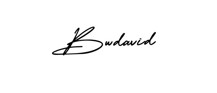 Make a beautiful signature design for name Bwdavid. Use this online signature maker to create a handwritten signature for free. Bwdavid signature style 3 images and pictures png