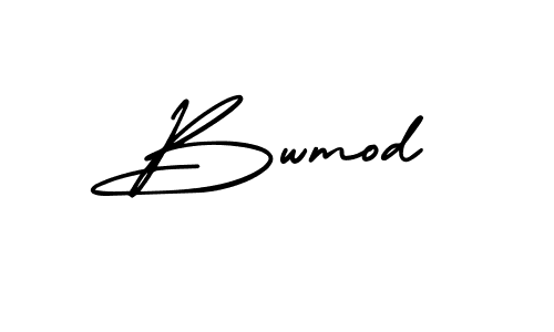 You should practise on your own different ways (AmerikaSignatureDemo-Regular) to write your name (Bwmod) in signature. don't let someone else do it for you. Bwmod signature style 3 images and pictures png