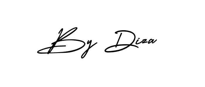 Make a beautiful signature design for name By Diza. Use this online signature maker to create a handwritten signature for free. By Diza signature style 3 images and pictures png