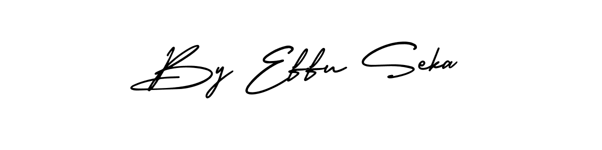 Make a beautiful signature design for name By Effu Seka. With this signature (AmerikaSignatureDemo-Regular) style, you can create a handwritten signature for free. By Effu Seka signature style 3 images and pictures png