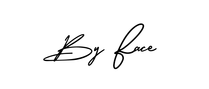 Design your own signature with our free online signature maker. With this signature software, you can create a handwritten (AmerikaSignatureDemo-Regular) signature for name By Face. By Face signature style 3 images and pictures png