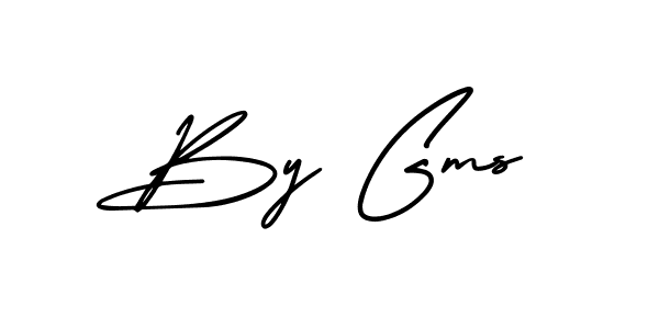 AmerikaSignatureDemo-Regular is a professional signature style that is perfect for those who want to add a touch of class to their signature. It is also a great choice for those who want to make their signature more unique. Get By Gms name to fancy signature for free. By Gms signature style 3 images and pictures png