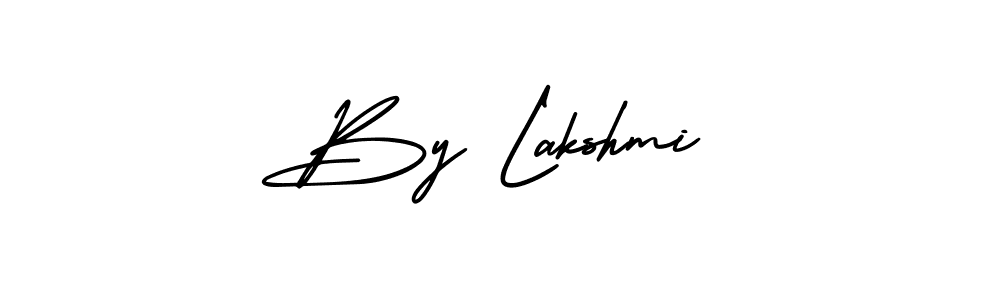 Create a beautiful signature design for name By Lakshmi. With this signature (AmerikaSignatureDemo-Regular) fonts, you can make a handwritten signature for free. By Lakshmi signature style 3 images and pictures png