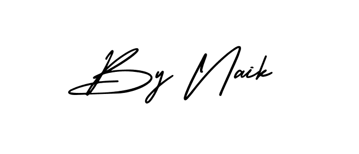 The best way (AmerikaSignatureDemo-Regular) to make a short signature is to pick only two or three words in your name. The name By Naik include a total of six letters. For converting this name. By Naik signature style 3 images and pictures png
