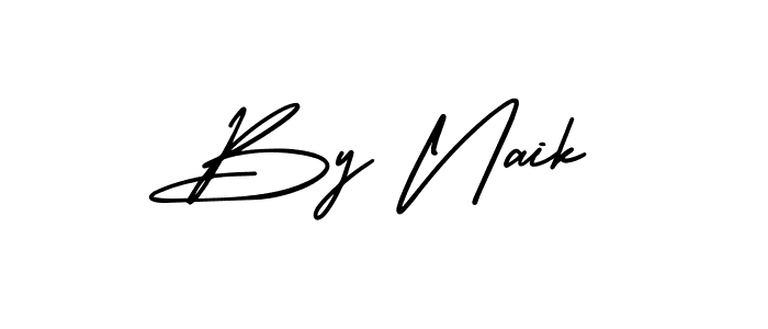 The best way (AmerikaSignatureDemo-Regular) to make a short signature is to pick only two or three words in your name. The name By Naik include a total of six letters. For converting this name. By Naik signature style 3 images and pictures png