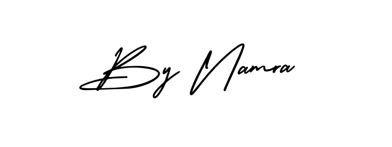 By Namra stylish signature style. Best Handwritten Sign (AmerikaSignatureDemo-Regular) for my name. Handwritten Signature Collection Ideas for my name By Namra. By Namra signature style 3 images and pictures png