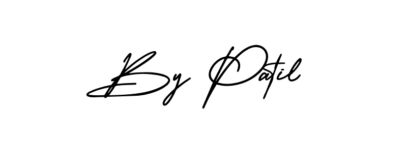 How to Draw By Patil signature style? AmerikaSignatureDemo-Regular is a latest design signature styles for name By Patil. By Patil signature style 3 images and pictures png