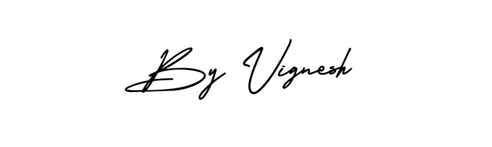 Design your own signature with our free online signature maker. With this signature software, you can create a handwritten (AmerikaSignatureDemo-Regular) signature for name By Vignesh. By Vignesh signature style 3 images and pictures png
