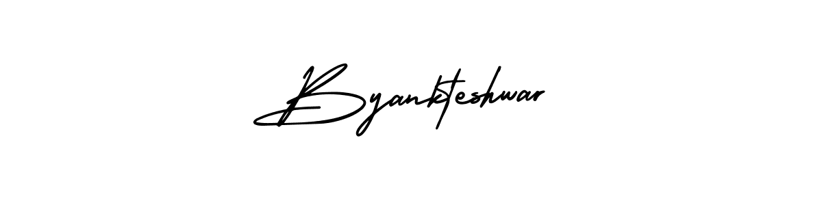 How to Draw Byankteshwar signature style? AmerikaSignatureDemo-Regular is a latest design signature styles for name Byankteshwar. Byankteshwar signature style 3 images and pictures png