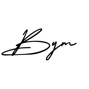 It looks lik you need a new signature style for name Bym. Design unique handwritten (AmerikaSignatureDemo-Regular) signature with our free signature maker in just a few clicks. Bym signature style 3 images and pictures png