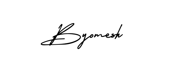 Also You can easily find your signature by using the search form. We will create Byomesh name handwritten signature images for you free of cost using AmerikaSignatureDemo-Regular sign style. Byomesh signature style 3 images and pictures png