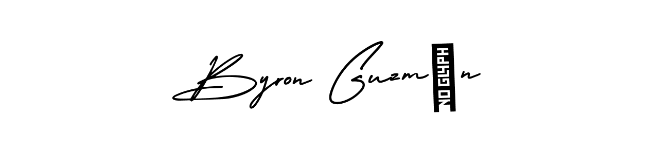 How to Draw Byron Guzmán signature style? AmerikaSignatureDemo-Regular is a latest design signature styles for name Byron Guzmán. Byron Guzmán signature style 3 images and pictures png