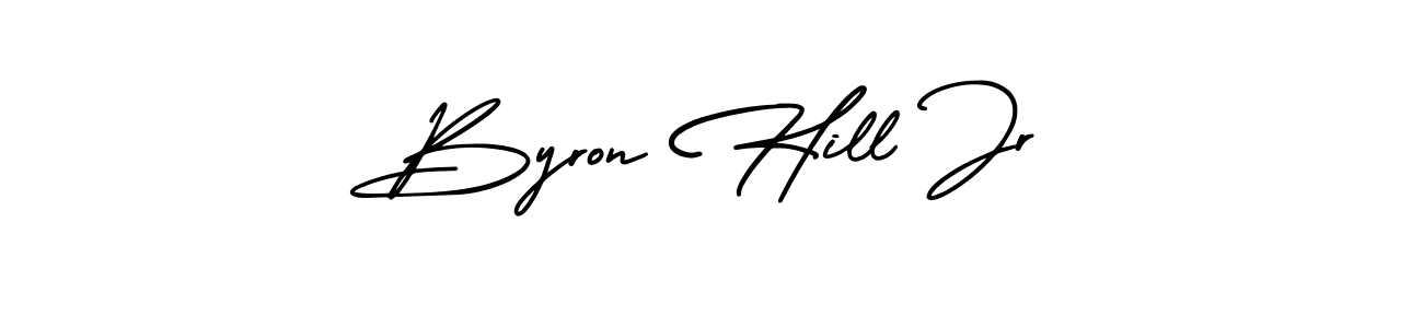 Make a short Byron Hill Jr signature style. Manage your documents anywhere anytime using AmerikaSignatureDemo-Regular. Create and add eSignatures, submit forms, share and send files easily. Byron Hill Jr signature style 3 images and pictures png