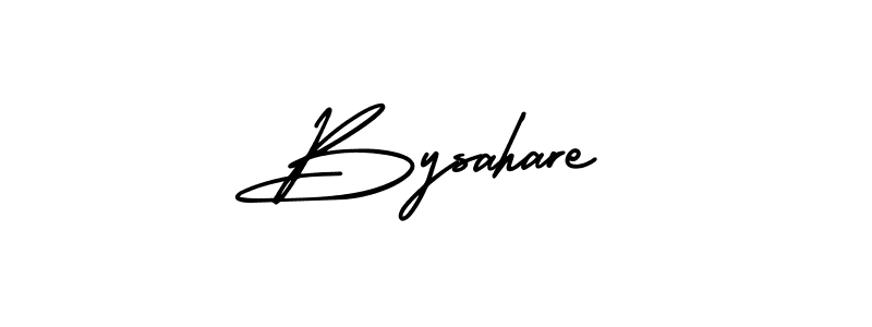 Bysahare stylish signature style. Best Handwritten Sign (AmerikaSignatureDemo-Regular) for my name. Handwritten Signature Collection Ideas for my name Bysahare. Bysahare signature style 3 images and pictures png