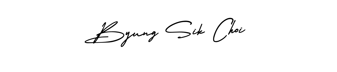 Best and Professional Signature Style for Byung Sik Choi. AmerikaSignatureDemo-Regular Best Signature Style Collection. Byung Sik Choi signature style 3 images and pictures png