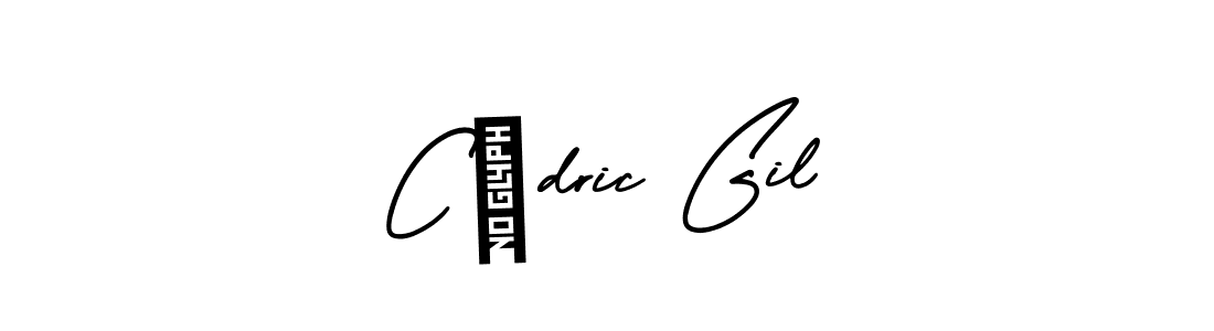 Use a signature maker to create a handwritten signature online. With this signature software, you can design (AmerikaSignatureDemo-Regular) your own signature for name Cédric Gil. Cédric Gil signature style 3 images and pictures png