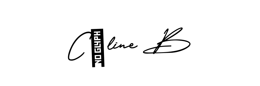 Check out images of Autograph of Céline B name. Actor Céline B Signature Style. AmerikaSignatureDemo-Regular is a professional sign style online. Céline B signature style 3 images and pictures png