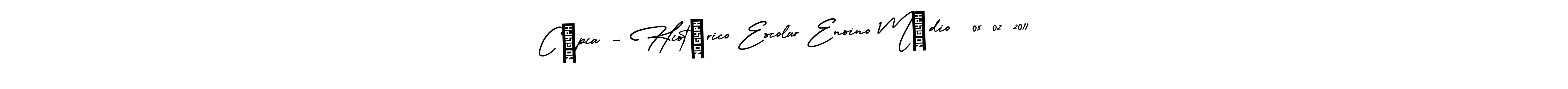 Once you've used our free online signature maker to create your best signature AmerikaSignatureDemo-Regular style, it's time to enjoy all of the benefits that Cópia - Histórico Escolar Ensino Médio  05 02 2011 name signing documents. Cópia - Histórico Escolar Ensino Médio  05 02 2011 signature style 3 images and pictures png