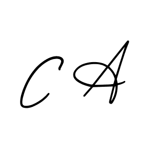 Also You can easily find your signature by using the search form. We will create C A name handwritten signature images for you free of cost using AmerikaSignatureDemo-Regular sign style. C A signature style 3 images and pictures png