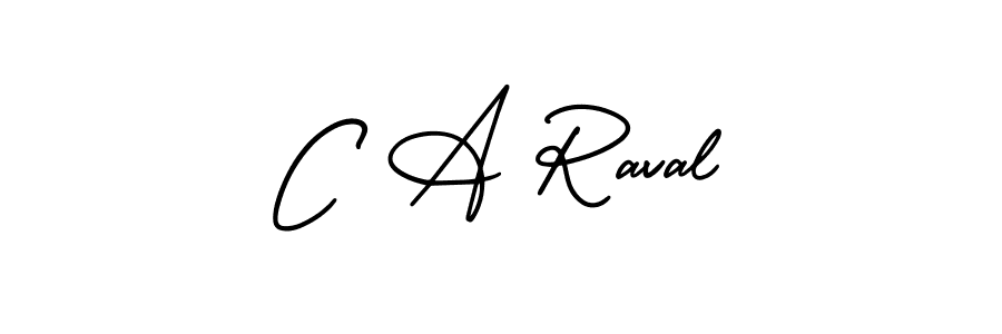 AmerikaSignatureDemo-Regular is a professional signature style that is perfect for those who want to add a touch of class to their signature. It is also a great choice for those who want to make their signature more unique. Get C A Raval name to fancy signature for free. C A Raval signature style 3 images and pictures png