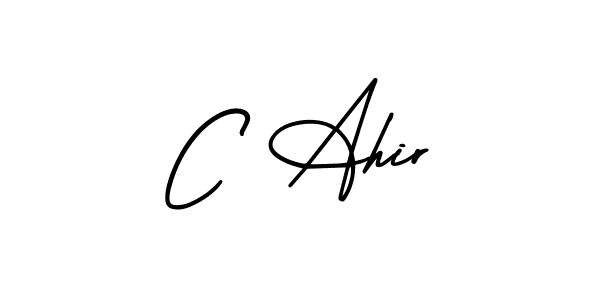 Once you've used our free online signature maker to create your best signature AmerikaSignatureDemo-Regular style, it's time to enjoy all of the benefits that C Ahir name signing documents. C Ahir signature style 3 images and pictures png