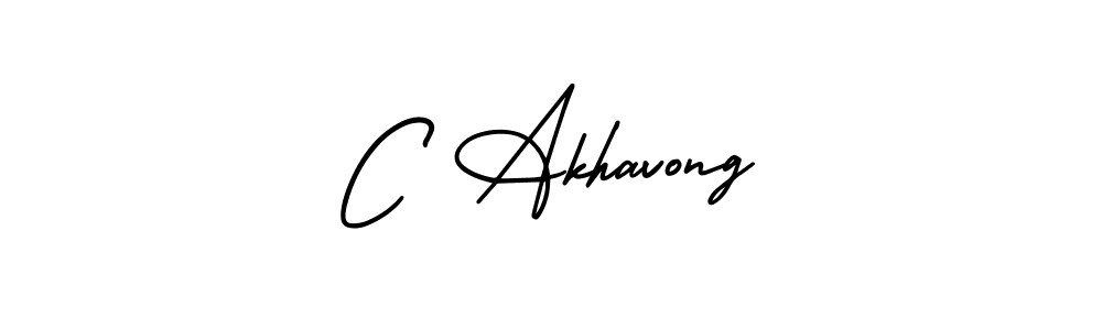 It looks lik you need a new signature style for name C Akhavong. Design unique handwritten (AmerikaSignatureDemo-Regular) signature with our free signature maker in just a few clicks. C Akhavong signature style 3 images and pictures png