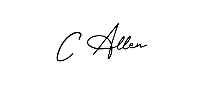 Also You can easily find your signature by using the search form. We will create C Allen name handwritten signature images for you free of cost using AmerikaSignatureDemo-Regular sign style. C Allen signature style 3 images and pictures png