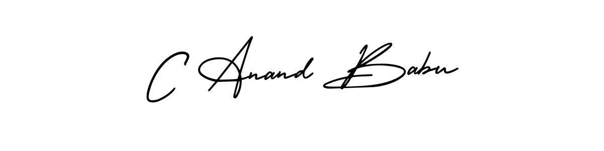 It looks lik you need a new signature style for name C Anand Babu. Design unique handwritten (AmerikaSignatureDemo-Regular) signature with our free signature maker in just a few clicks. C Anand Babu signature style 3 images and pictures png