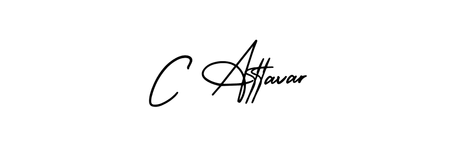 Also we have C Attavar name is the best signature style. Create professional handwritten signature collection using AmerikaSignatureDemo-Regular autograph style. C Attavar signature style 3 images and pictures png