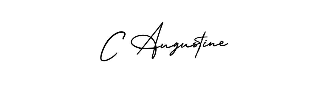 Also we have C Augustine name is the best signature style. Create professional handwritten signature collection using AmerikaSignatureDemo-Regular autograph style. C Augustine signature style 3 images and pictures png