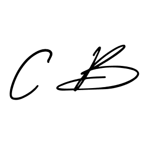 It looks lik you need a new signature style for name C B. Design unique handwritten (AmerikaSignatureDemo-Regular) signature with our free signature maker in just a few clicks. C B signature style 3 images and pictures png