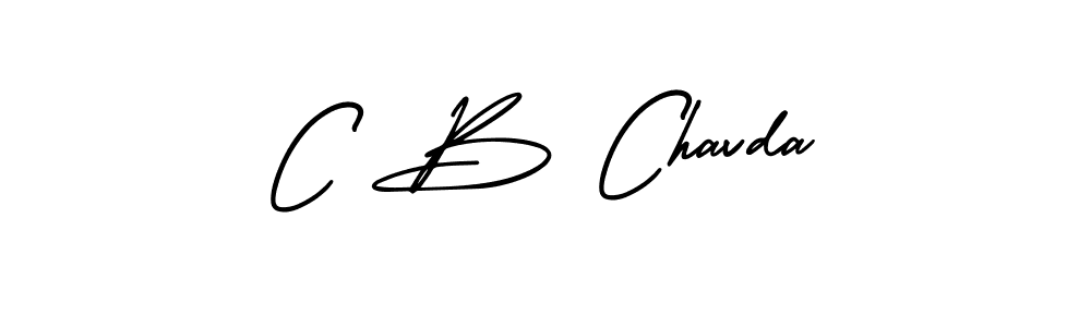 Make a beautiful signature design for name C B Chavda. Use this online signature maker to create a handwritten signature for free. C B Chavda signature style 3 images and pictures png