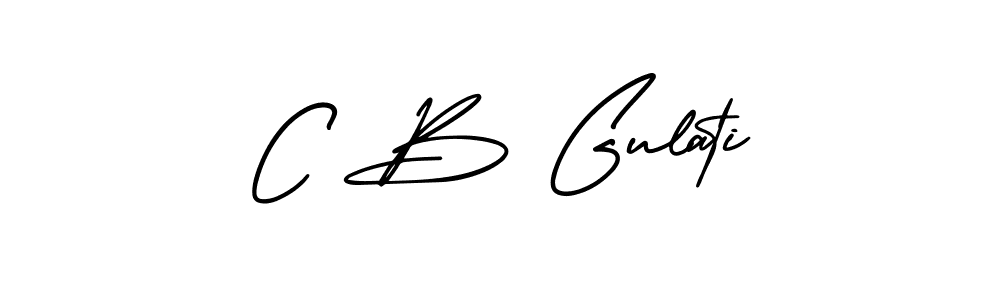 Best and Professional Signature Style for C B Gulati. AmerikaSignatureDemo-Regular Best Signature Style Collection. C B Gulati signature style 3 images and pictures png