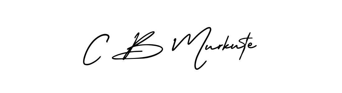 Design your own signature with our free online signature maker. With this signature software, you can create a handwritten (AmerikaSignatureDemo-Regular) signature for name C B Murkute. C B Murkute signature style 3 images and pictures png