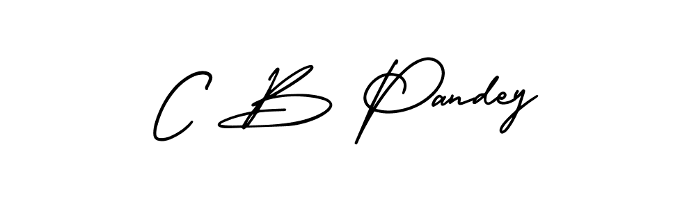 It looks lik you need a new signature style for name C B Pandey. Design unique handwritten (AmerikaSignatureDemo-Regular) signature with our free signature maker in just a few clicks. C B Pandey signature style 3 images and pictures png