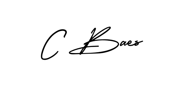 You should practise on your own different ways (AmerikaSignatureDemo-Regular) to write your name (C Baes) in signature. don't let someone else do it for you. C Baes signature style 3 images and pictures png