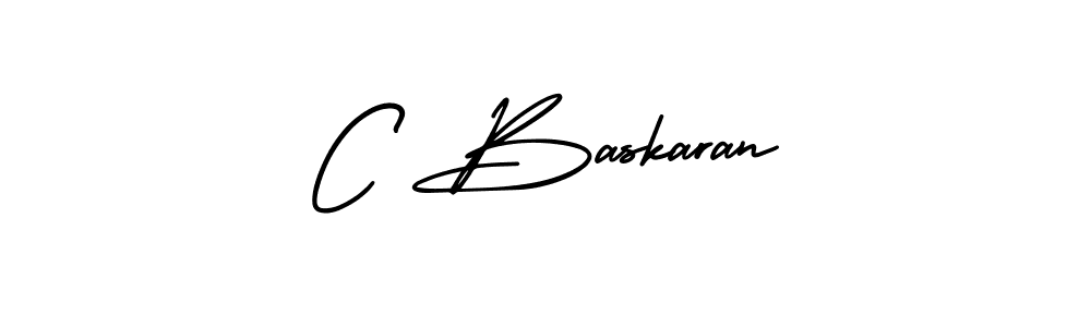 Make a beautiful signature design for name C Baskaran. Use this online signature maker to create a handwritten signature for free. C Baskaran signature style 3 images and pictures png