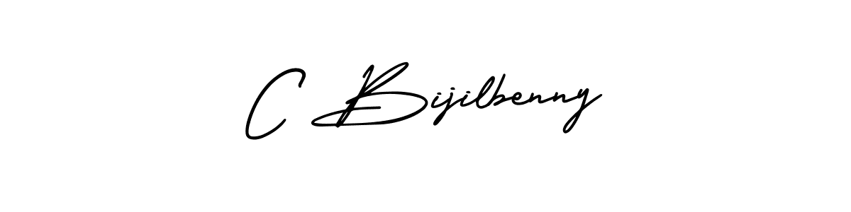Also we have C Bijilbenny name is the best signature style. Create professional handwritten signature collection using AmerikaSignatureDemo-Regular autograph style. C Bijilbenny signature style 3 images and pictures png
