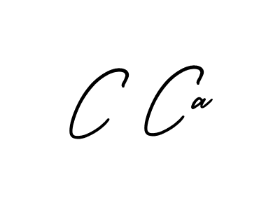 Make a beautiful signature design for name C Ca. With this signature (AmerikaSignatureDemo-Regular) style, you can create a handwritten signature for free. C Ca signature style 3 images and pictures png