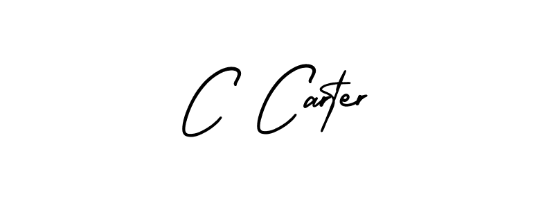 How to make C Carter signature? AmerikaSignatureDemo-Regular is a professional autograph style. Create handwritten signature for C Carter name. C Carter signature style 3 images and pictures png