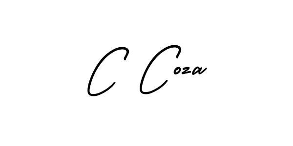 Also we have C Coza name is the best signature style. Create professional handwritten signature collection using AmerikaSignatureDemo-Regular autograph style. C Coza signature style 3 images and pictures png