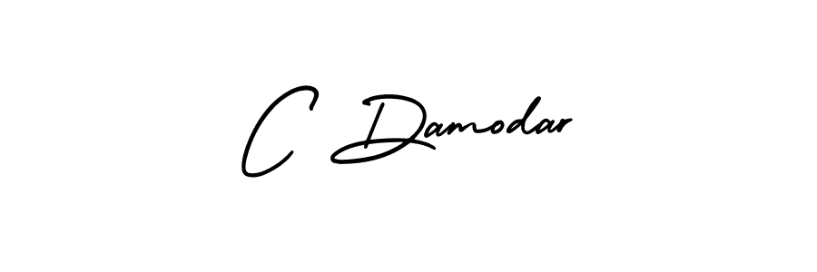AmerikaSignatureDemo-Regular is a professional signature style that is perfect for those who want to add a touch of class to their signature. It is also a great choice for those who want to make their signature more unique. Get C Damodar name to fancy signature for free. C Damodar signature style 3 images and pictures png