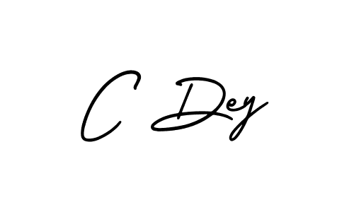 Use a signature maker to create a handwritten signature online. With this signature software, you can design (AmerikaSignatureDemo-Regular) your own signature for name C Dey. C Dey signature style 3 images and pictures png
