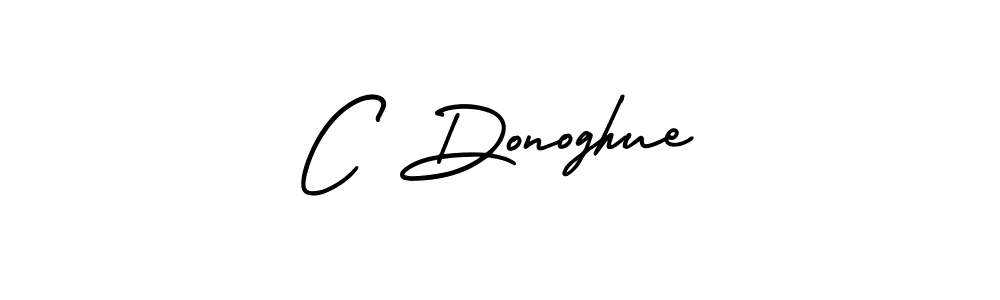 Make a beautiful signature design for name C Donoghue. With this signature (AmerikaSignatureDemo-Regular) style, you can create a handwritten signature for free. C Donoghue signature style 3 images and pictures png