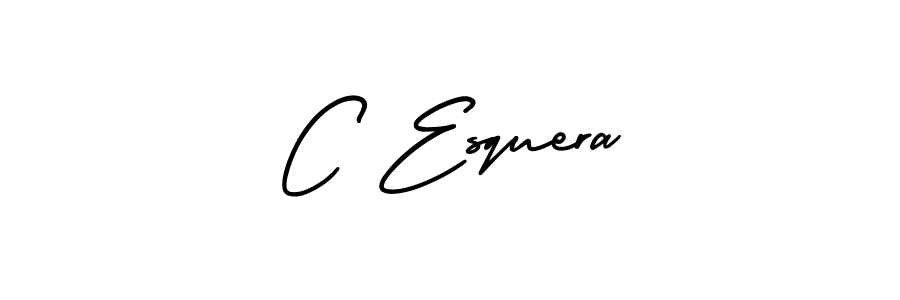 It looks lik you need a new signature style for name C Esquera. Design unique handwritten (AmerikaSignatureDemo-Regular) signature with our free signature maker in just a few clicks. C Esquera signature style 3 images and pictures png