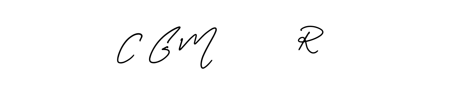 Create a beautiful signature design for name C G M        R . With this signature (AmerikaSignatureDemo-Regular) fonts, you can make a handwritten signature for free. C G M        R  signature style 3 images and pictures png