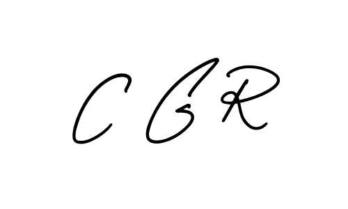 The best way (AmerikaSignatureDemo-Regular) to make a short signature is to pick only two or three words in your name. The name C G R include a total of six letters. For converting this name. C G R signature style 3 images and pictures png