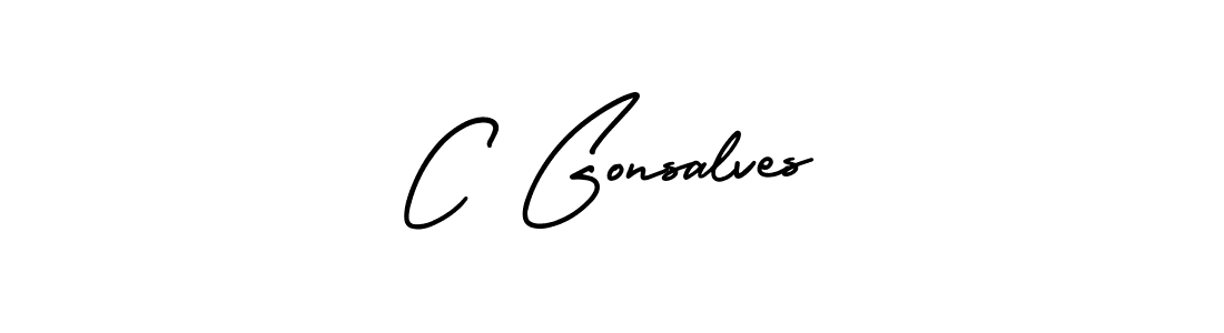 Make a beautiful signature design for name C Gonsalves. Use this online signature maker to create a handwritten signature for free. C Gonsalves signature style 3 images and pictures png