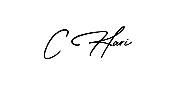 Make a beautiful signature design for name C Hari. With this signature (AmerikaSignatureDemo-Regular) style, you can create a handwritten signature for free. C Hari signature style 3 images and pictures png