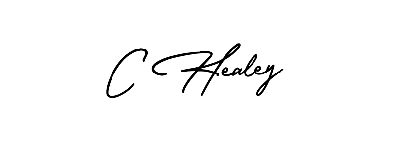 Create a beautiful signature design for name C Healey. With this signature (AmerikaSignatureDemo-Regular) fonts, you can make a handwritten signature for free. C Healey signature style 3 images and pictures png